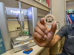 uBites-koekje van PET-kunststof en plantaardig afval
