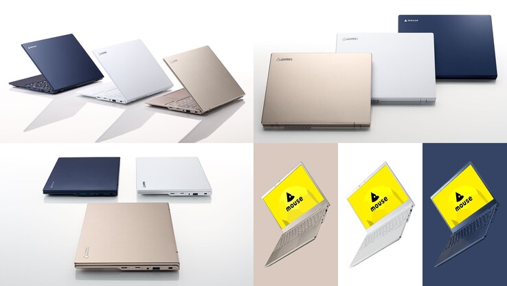 De Mouse X2-laptop kan worden geconfigureerd in een van de drie kleurvarianten