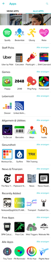 Optionele aanvullende apps