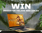 De Acer Predator Helios Neo 16S AI Indiana Jones Edition. (Afbeeldingsbron: Acer)