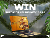 De Acer Predator Helios Neo 16S AI Indiana Jones Edition. (Afbeeldingsbron: Acer)