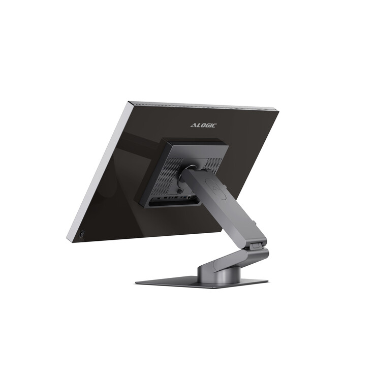 Aspekt 32 Touch met de Aspekt vouwstandaard. (Afbeeldingsbron: Alogic)