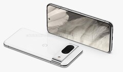 De Pixel 8-serie moet een stap omhoog bieden in beeldkwaliteit ten opzichte van Google's huidige vlaggenschepen. (Afbeelding bron: @OnLeaks & MySmartPrice)
