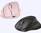 De HP Tilt Ergonomic Mouse 720M en de HP Ultra-Fast Scroll Wireless Mouse hebben supercondensatoren in plaats van batterijen. (Afbeeldingsbron: HP)