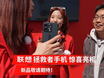 Nog een foto van de nog niet uitgebrachte Lenovo Legion gaming-telefoon