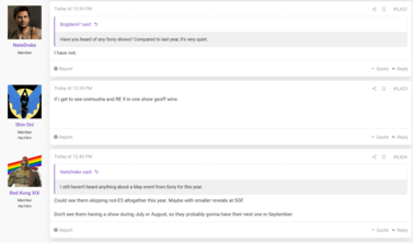 NateTheHate PlayStation-evenement update (Afbeelding bron: screenshot, ResetEra forums)