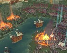 Een afbeelding waarop legers en schepen te zien zijn uit „Diplomacy is Not an Option“, dat momenteel te koop is op Steam.