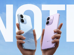 De Redmi Note 17 Pro is in China verkrijgbaar vanaf ongeveer 235 dollar. Afgebeeld: twee kleurvarianten van deze mid-range-telefoon.