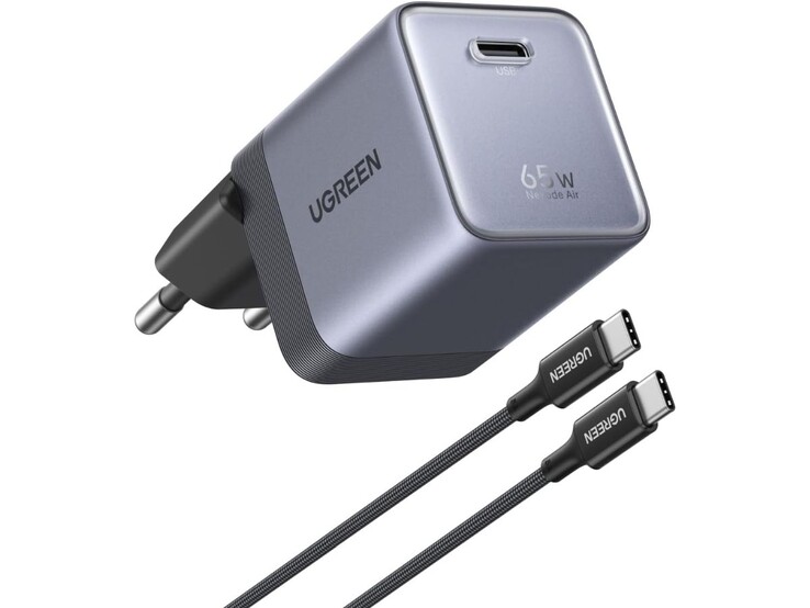 De EU-versie van de Ugreen Nexode Air 65W GaN-oplader