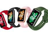 De Huawei Band 7 in zijn vier lanceringskleuren. (Afbeelding bron: Roland Quandt &amp; WinFuture)