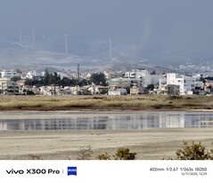 Vivo X300 Pro zonder teleconverter 400 mm