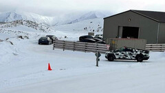 Cybertruck wintertest in Nieuw-Zeeland (afbeelding: Talor Griffin/FB)