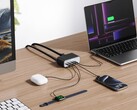 Het Anker 7-in-1 USB-C oplaadstation (100W) wordt gevoed via wisselstroom. (Afbeelding bron: Anker)