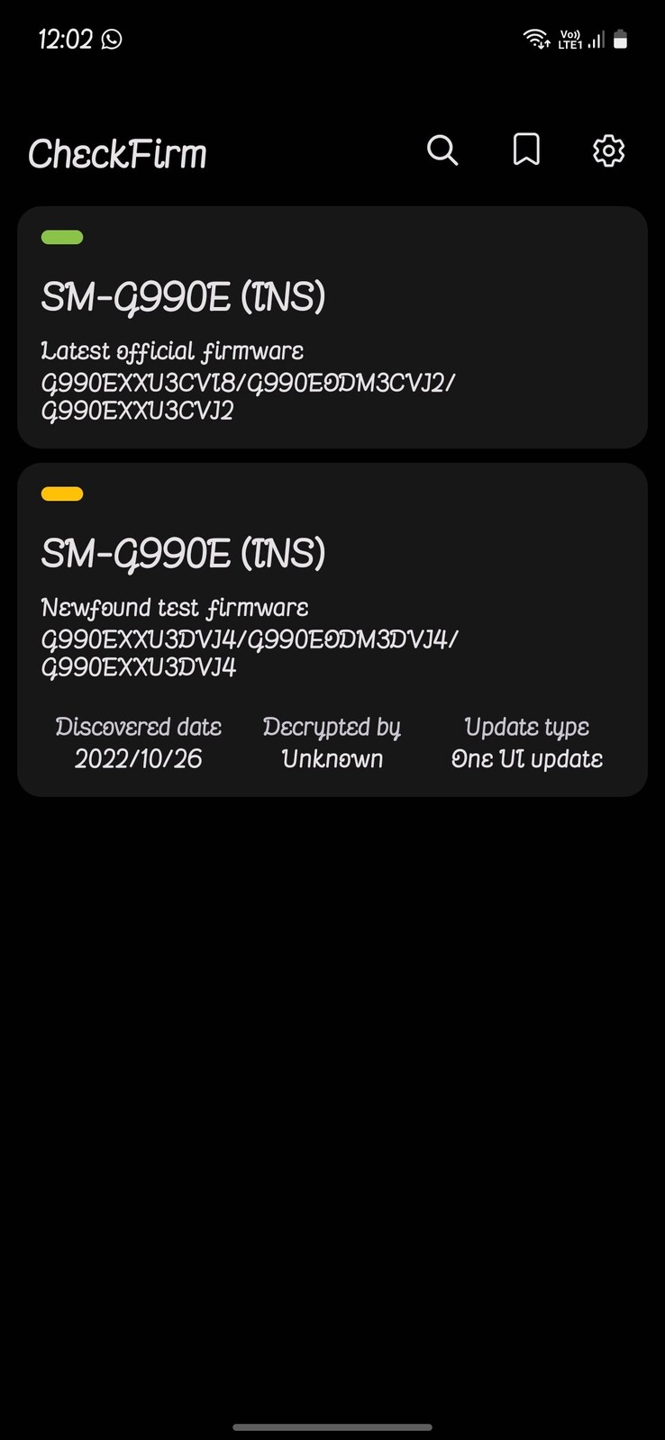 One UI 5 voor de Galaxy S21 FE lekt naar verluidt uit. (Bron: Samsung One UI Software Update via Twitter)