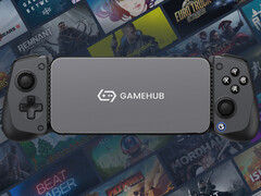 Versie 5.1.0 belooft een verbeterde emulatie van Windows PC-games. Afgebeeld: de emulator draait op een telefoon. (Afbeeldingsbron: GameSir en Steam - bewerkt)