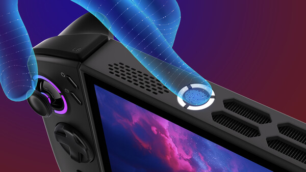 De Legion Go Gen 2 beschikt ook over een vingerafdrukscanner. (Afbeeldingsbron: Lenovo)