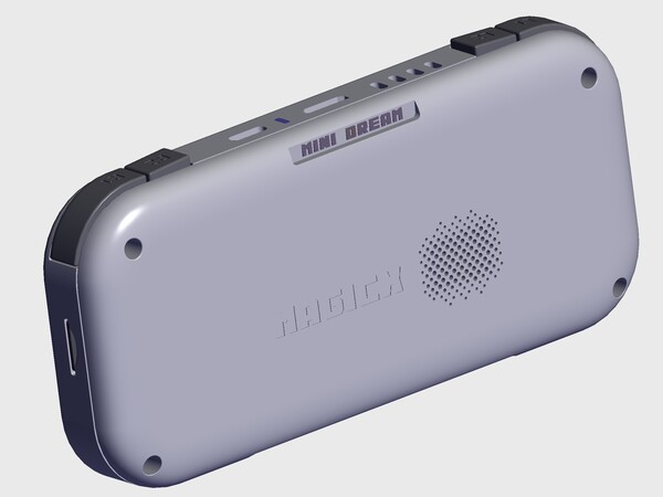 De MagicX Mini Dream AP heeft een koelventilator met een luchtinlaat aan de achterkant.
