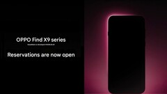 De reserveringen voor de Oppo Find X9 zijn al begonnen in China, waarbij leakers en Oppo-managers momenteel nieuwe camerafuncties onthullen. (Afbeelding bron: Oppo, vertaald, bewerkt)