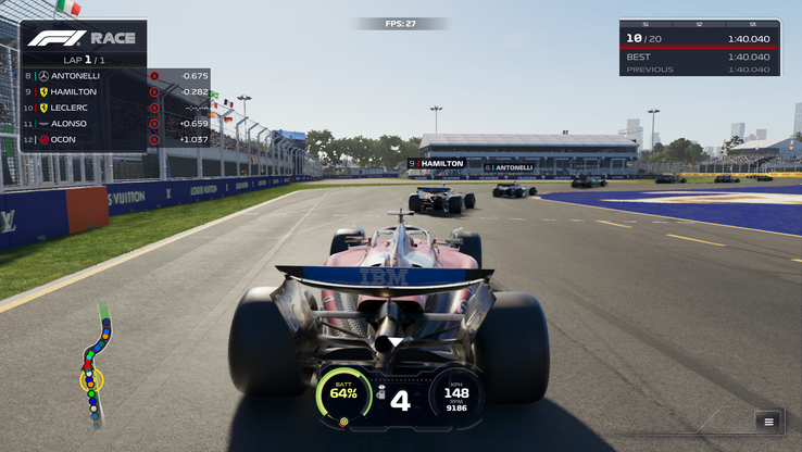 F1 25 met Path Tracing aan (bron: Anil Ganti, Notebookcheck)