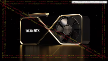 Nvidia Titan Ada render (afbeelding via Moore's Law is Dead)
