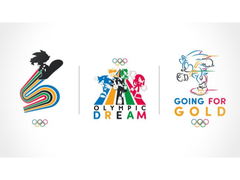 Een poster die de samenwerking van Sonic the Hedgehog met het Internationaal Olympisch Comité aankondigt (bron: IOC)