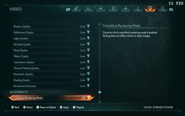Doom: The Dark Ages Steam Deck instellingen (bron: Notebookcheck)