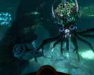 De confrontatie met Leviathans in Subnautica is zonder twijfel een van de beste ervaringen uit het spel. Afgebeeld - een ingame screenshot. (Afbeeldingsbron: Steam)
