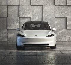 De elektrische Tesla Model 3 (Afb. bron: Tesla)