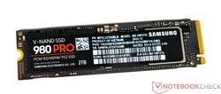Samsung 980 Pro met een capaciteit van 2 TB