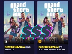 Vermeende GTA 6 aanbieding voor console en PC op Loaded storefront (bewerkt).