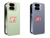 Onofficiële Pixel 10 Pro Fold renders met de kleuren Jade (links) en Moonstone (rechts). (Afbeeldingsbron: Android Headlines)