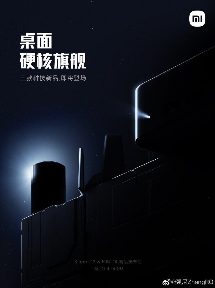 ...mogelijk met een volledige pc op het podium tijdens het 13/MIUI 14-evenement. (Bron: I am HYK via Weibo, Xiaomi via Weibo)