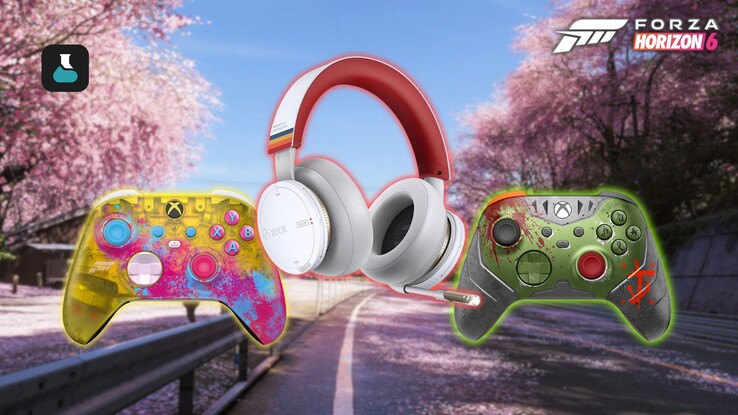 Forza Horizon 6 Xbox draadloze controller en draadloze headset zijn onderweg.