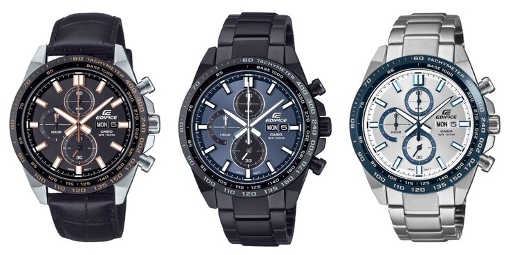 Casio's Edifice EFR-574BL-1AV, EFR-574DC-2AV en EFR-574DE-7AV horloges