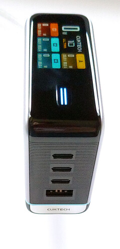 Zicht op bovenkant en voorkant.