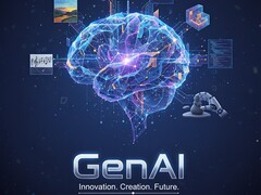 GenAI: Het brein van de volgende generatie digitale creativiteit. (Afbeeldingsbron: AI generated)
