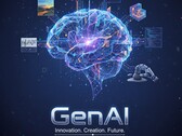 GenAI: Het brein van de volgende generatie digitale creativiteit. (Afbeeldingsbron: AI generated)
