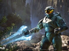 Halo Studios liet in oktober 2024 zien hoe Halo eruit zou kunnen zien in Unreal Engine 5 als proof-of-concept. (Afbeeldingsbron: Halo Studios, bewerkt)