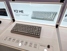 Keychron K2 HE Beton draadloos gaming-toetsenbord. (Afbeelding bron: Notebookcheck/Stephen Pereyra)