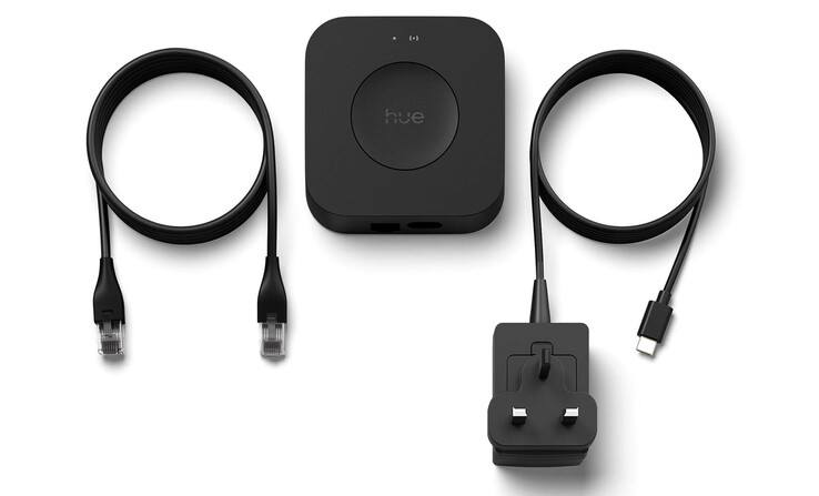 Een eerder uitgelekte afbeelding van de Philips Hue Bridge Pro. (Afbeeldingsbron: Philips Hue)