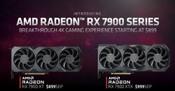 AMD Radeon RX 7900 XTX en AMD Radeon RX 7900 XT - verkoopprijzen