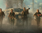 Zac Efron en zijn crew in de Battlefield 6 live action trailer (bron: Battlefield YT)