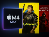 Cyberpunk en AC Shadows op Apple's M4 Max (bron: ChatGPT)
