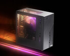 De DeskMini X600 maakt gebruik van een B860 moederbord en kan worden uitgerust met een interne RGB lichtstrip, zoals hier getoond. (Afbeeldingsbron: ASRock)
