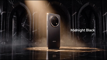 De Honor X9e Pro in Midnight Black.