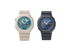 Uitgelekte Casio GA-2100AS-5A en GA-2100AS-2A modellen. (Afbeeldingsbron: Great G-Shock World)