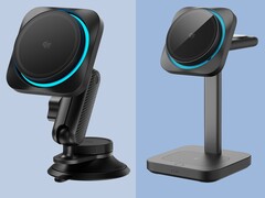 ESR heeft een Qi2 25W-gecertificeerde autolader en een 3-in-1 laadstation op komst. (Afbeelding bron: ESR met bewerkingen)