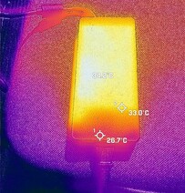 Temperaturen voedingsadapter (inactief)