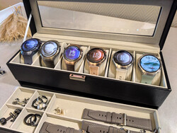 Verschillende versies van de Huawei Watch 5 (Foto: Daniel Schmidt)