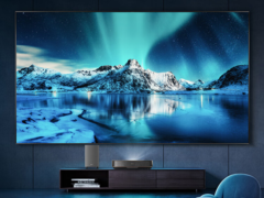 De Hisense Starlight S1 Pro Laser TV heeft een opvouwbaar scherm. (Afbeeldingsbron: Hisense)
